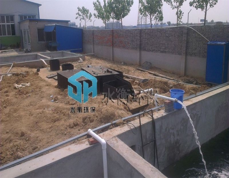 江西（xī）省洗滌廢水處理設（shè）備運行現場（chǎng）